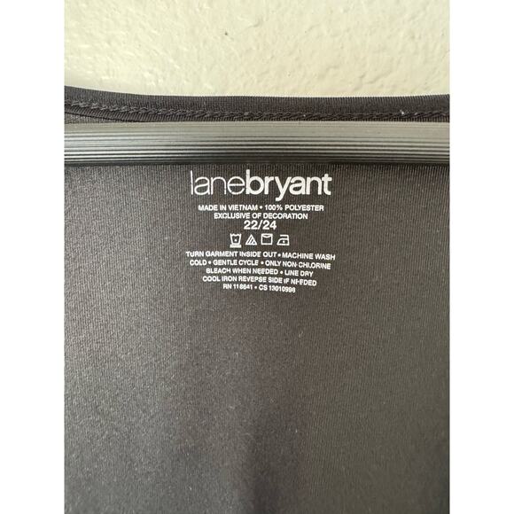 Lane Bryant Black Sequin Sleeveless Blouse‎ Size 22/24 - Picture 3 of 3